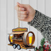 Joycorners Custom Name Barista Ornament, Barista Christmas Decoration5 2D Flat LM2111