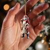 Joycorners Butcher Santa Home Decor Christmas Ornament, Personalized Ornament 2D Flat LM2211
