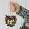 Joycorners Custom Name Germany Ornament, Christmas Gift for Germany Lover 2D Flat LM2211