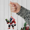 Joycorners Black Kong Dumbbell Lift Christmas Ornament, Personalized Ornament 2D Flat LM2211