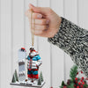 Joycorners Custom Name Santa Snow Ornament, Santa Christmas Gift Decoration 2D Flat LM2111