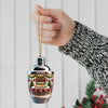 Joycorners Custom Name Bartender Ornament, Barista Christmas Decoration 2D Flat LM2111