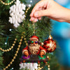 Joycorners Santa DJ Christmas, Home Decor, Christmas Ornament, Personalized Ornament 2D Flat LM2111