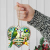 Joycorners Custom Name Brazil Ornament, Christmas Gift for Brazil Lover 2D Flat LM2211