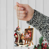 Joycorners Custom Name and Photo Santa Ornament, Christmas Gift for Family 2D Flat LM2111