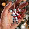 Joycorners The Chef Santa Coming Christmas Ornament, Personalized Ornament 2D Flat LM2211