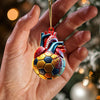 Joycorners Ball Heart Home Decor Christmas Ornament, Personalized Ornament 2D Flat LM2211