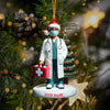 Joycorners Healthcare Staff Christmas Ornament, Personalized Ornament 2D Flat LM2211