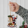 Joycorners Custom Name Santa Ornament, Santa Christmas Gift1 2D Flat LM2111