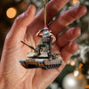 Joycorners Army Santa Home Decor Christmas Ornament, Personalized Ornament 2D Flat LM2211