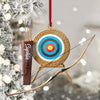 Joycorners Bow And Arrow Ornament, Personalized Ornament 2D Flat LM2211