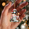 Joycorners Makeup Artist Christmas Ornament, Personalized Ornament 2D Flat LM2211