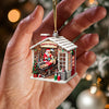 Joycorners Santa's Tattoo Christmas Ornament, Personalized Ornament 2D Flat LM2211