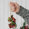 Joycorners Custom Name Dragon Ornament, Christmas Gift for Dragon Lover 2D Flat LM2211