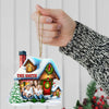 Joycorners Custom Name and Photo Family Ornament, Family Christmas Decoration 2D Flat LM2211