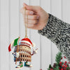Joycorners Custom Name Italy Ornament, Italy Lover Christmas Gift 2D Flat LM2111