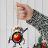 Joycorners Custom Name Chef Ornament, Chef Christmas Gift 2D Flat LM2211