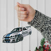 Joycorners Custom Name Santa Car Ornament, Santa Christmas Gift Decoration 2D Flat LM2111