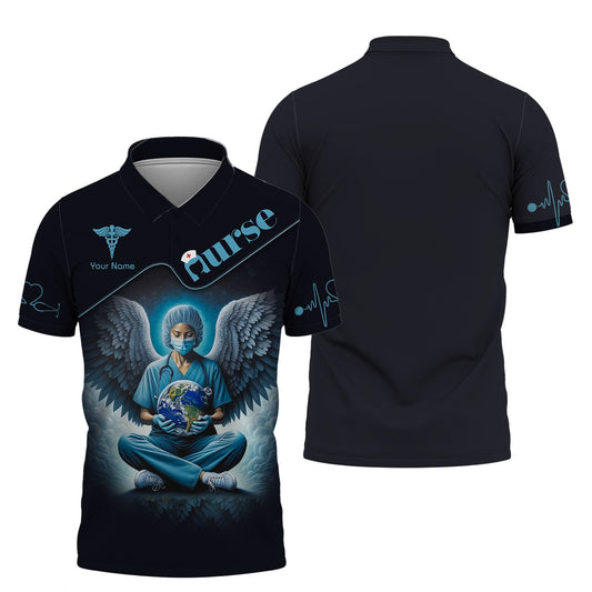 Joycorners Personalized Nurse Shirt - Guardian Angels of Healthcare MT2509