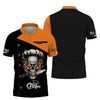 Joycorners Personalized Chef Shirt - Edgy Flaming Skull Motif for the Passionate Cook MT2509