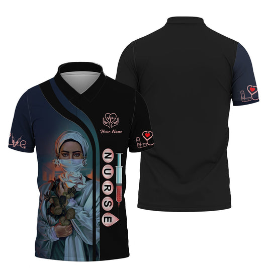 Joycorners Personalized Nurse Shirt -Compassion in Every Stitch MT2509