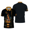 Joycorners Personalized Chef Shirts - Dynamic Flaming Grill Design for Chefs MT2509