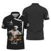 Joycorners Personalized Chef Shirt, Master Chef in Action with Dynamic Kitchen Scene MT2509