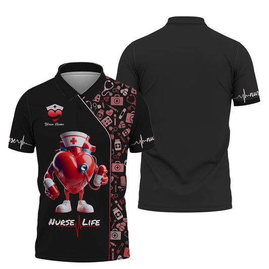 Joycorners Personalized Nurse Shirts - Celebrate the Heart of Healthcare MT2509