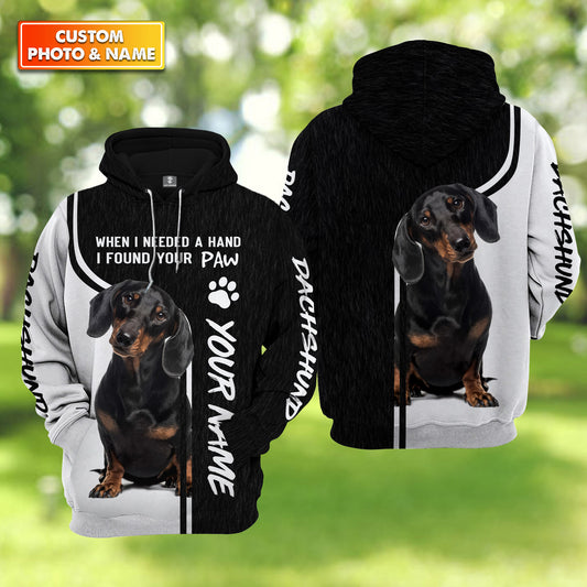Joycorners Dachshund Lover 3D Custom Name And Dog Full Print Shirts