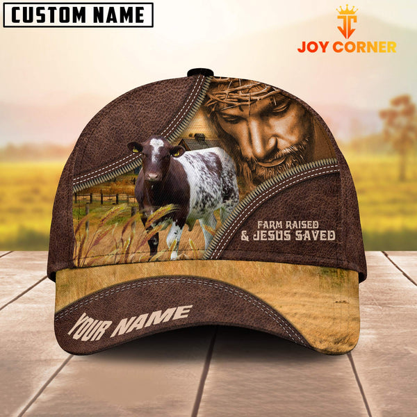 Joycorners Shorthorn Farm & Jesus Customized Name Cap