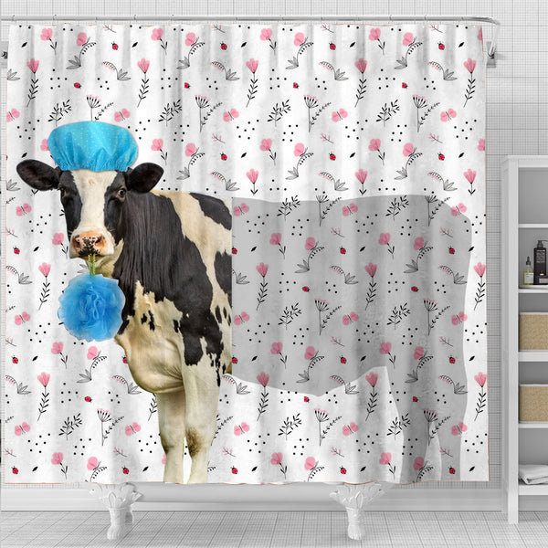 Joycorners Holstein Flower 3D Shower Curtain