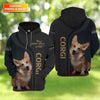 Joycorners Corgi Lover Never Walk Alone 3D Custom Name And Dog Full Print Shirts