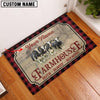 Joycorners Holstein Faith Family Farming Custom Name Doormat