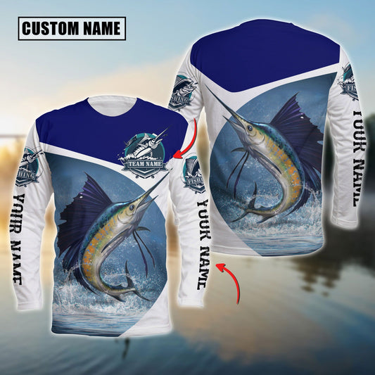 joycorners Sailfish Fishing Customize Name 3D Shirts