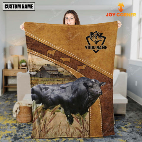Joycorners Belgium Blue Cow Custom Name Blanket Collection