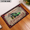 Joycorners Farm Tractor Faith Family Farming Custom Name Doormat