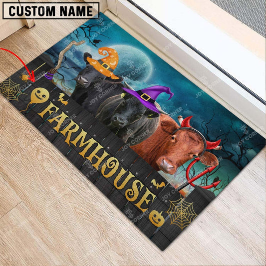 Joycorners Dexter Cute Halloween Custom Name Doormat