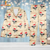 Joycorners Cow Christmas Pattern 3D Pajamas