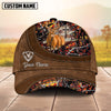 Joycorners Cross America Hunting Deer Personalized Hats 3D Multicolored