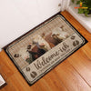 Joycorners Hereford Cattle Welcome-ish Doormat