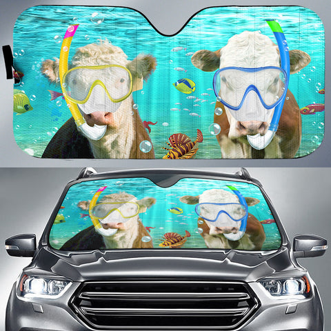 Joycorners Hereford Diving All Over Printed 3D Sun Shade