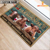 Joycorners Shorthorn Hope You Bought Alcohol Custom Name Doormat