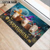 Joycorners Hereford Cute Halloween Custom Name Doormat