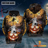 Joycorners Personalized Name Halloween Brahman Cattle Out Of Pumpkin 3D Full