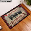 Joycorners Dexter Faith Family Farming Custom Name Doormat