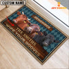 Joycorners Dexter Wipe Your Hooves Custom Name Doormat