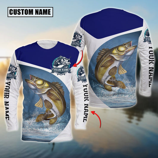 joycorners Walleye Fishing Customize Name 3D Shirts