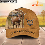 Joycorners Custom Name Texas Longhorn Classic Cap