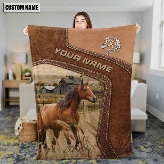 Joycorners Big Custom Name Horse Blanket