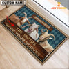 Joycorners Goat Wipe Your Hooves Custom Name Doormat